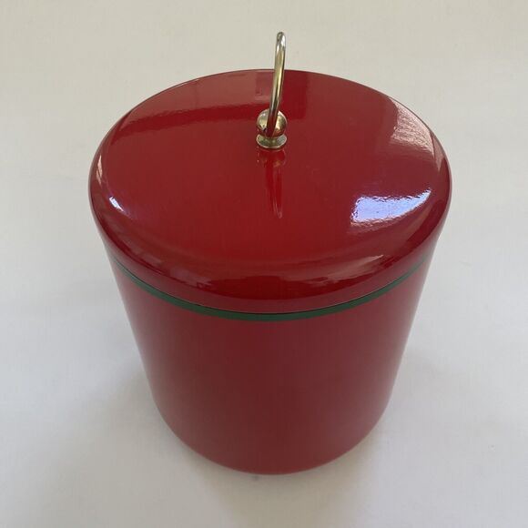 Vintage 1978 Christmas Garfield Jim Davis Bah Humbug Ice Bucket Container CLEAN - Picture 2 of 13